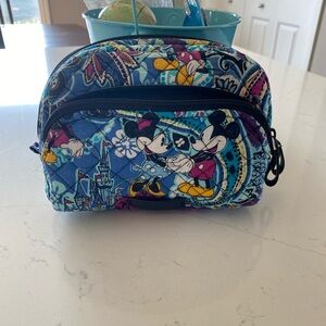 Disney Vera Bradley Mickey Mouse Quilted Cosmetic Bag